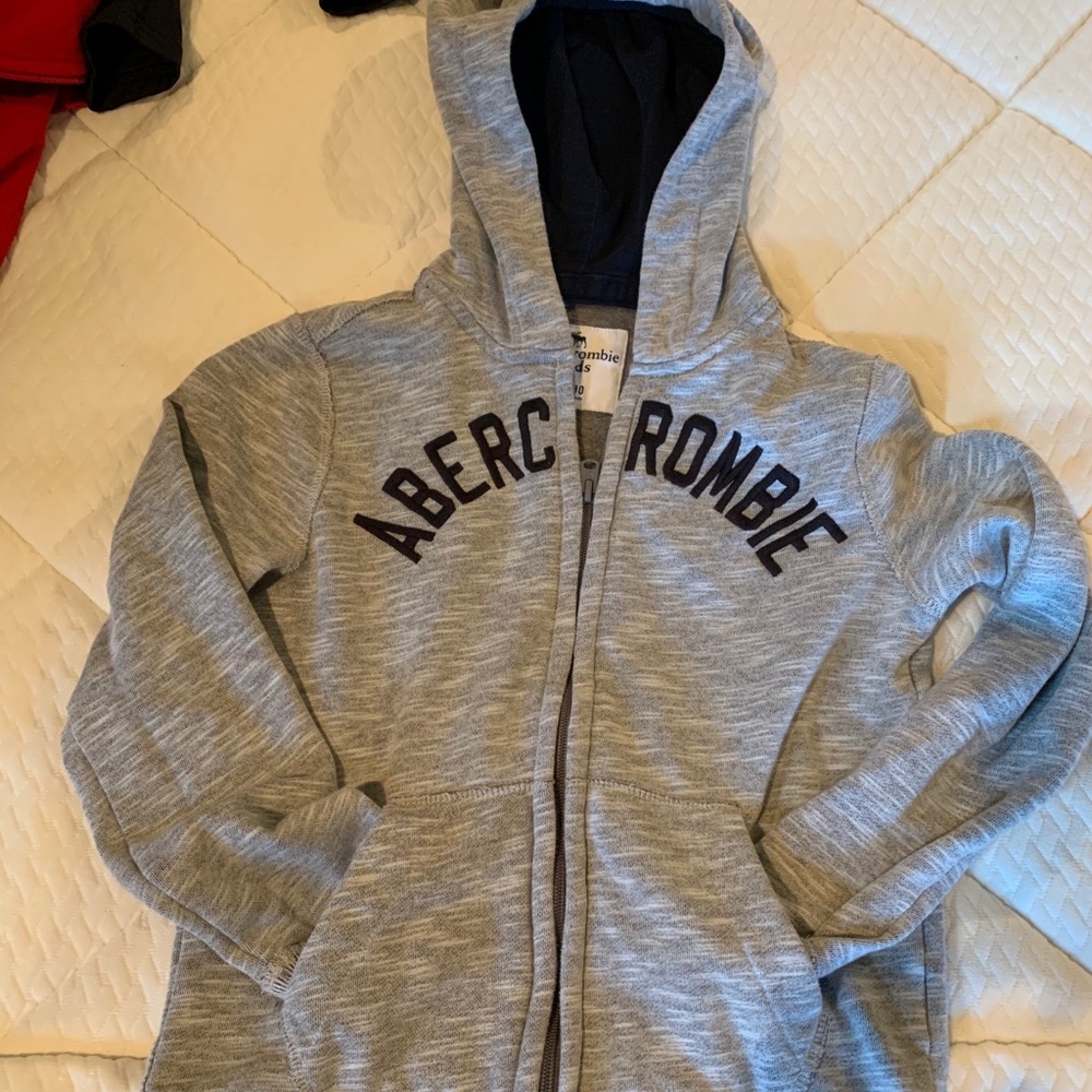 Boys Abercrombie zip hoodie